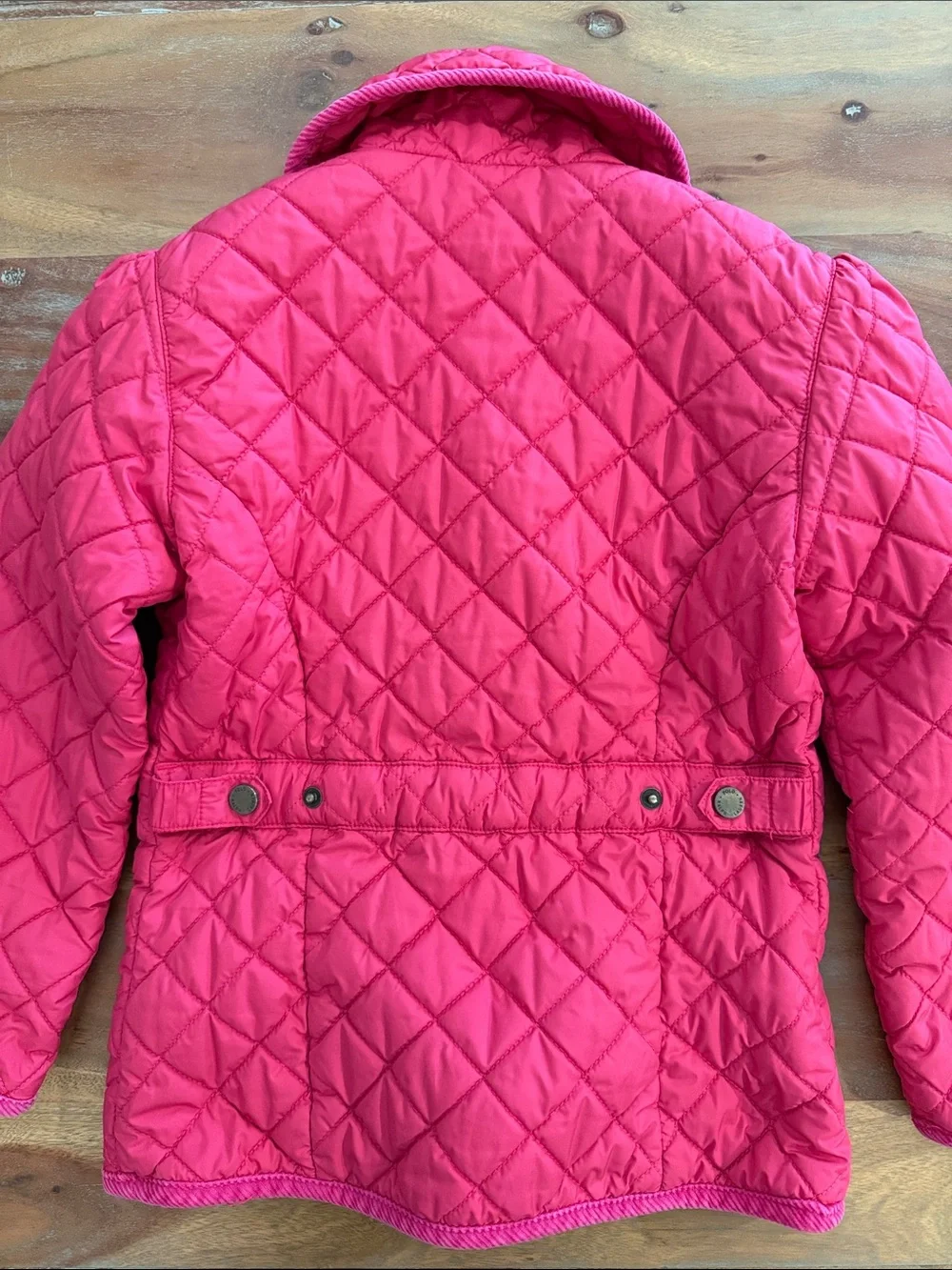 Ralph Lauren Girls' Quilted Fuchsia Jacket size 6x